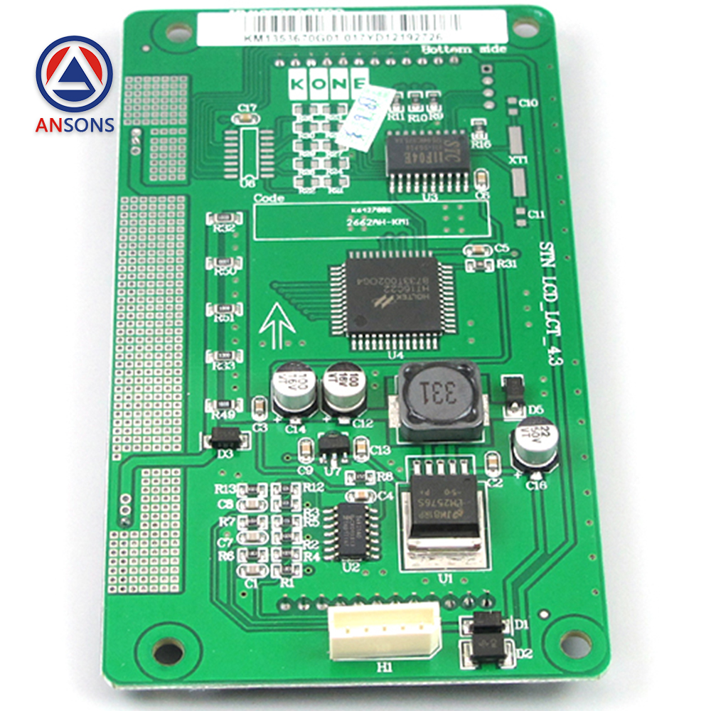 KONE Elevator Display PCB Board KM1353670G01 KM1353670G11 KM1353671H01 KM1353671G11 4.3 Inch LOP HOP Ansons Lift Spare Parts