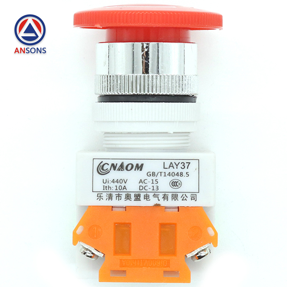 General Elevator Emergency Stop Safety Button Pit Rotate Switch Fire Box Ansons Lift Spare Parts