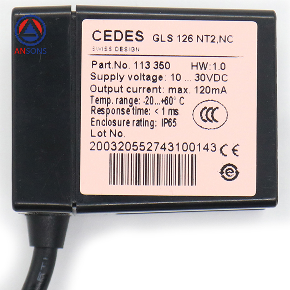 CEDES OTIS Elevator Magnetic Proximity Leveling Sensor GLS 126 NT2,NC GLS 126 NT2.,NO Photoelectric Switch Leveling Sensor Ansons Lift Spare Parts
