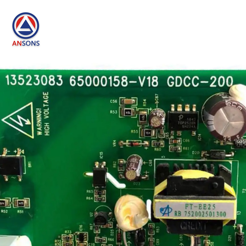 Hitachi MCA Elevator Inverter Drive PCB Board 13523083 65000158-V18 65000158-V18A GDCC-200 Ansons Lift Spare Parts