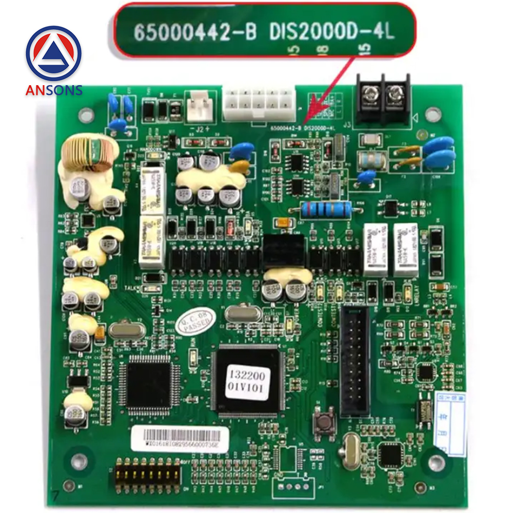 Hitachi Elevator Car Roof Intercom Terminal PCB Board 65000169-V20 65000169-V21 65000169-V22 DIS2000D-4L Ansons Lift Spare Parts