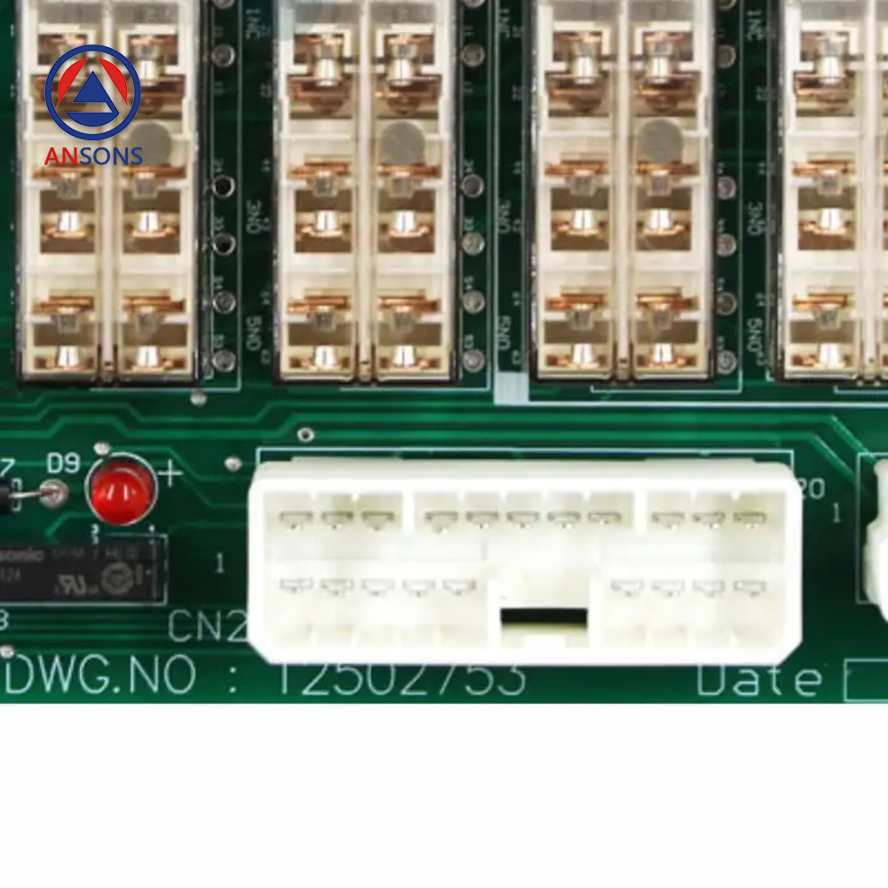Hitachi Elevator Relay PCB GVF 3 RYBD DWG.NO 12502753 16511470-E Micro Leveling Control Board Ansons Lift Spare Parts