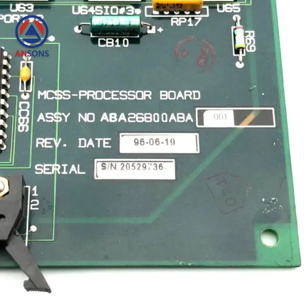OTIS Elevator PCB Board ABA26800ABA001 MCSS-A E411 Ansons Lift Spare Parts