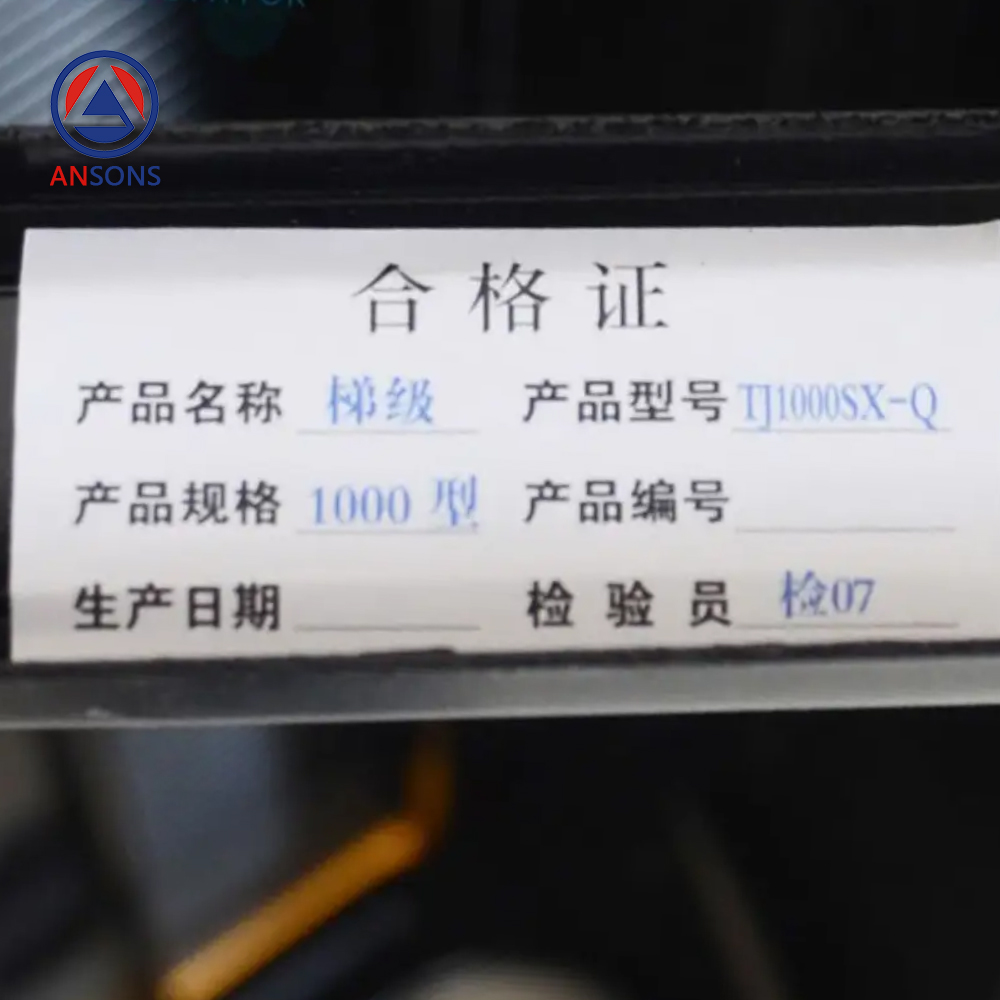 SJEC Escalator Step TJ1000SX-Q TJ1000SX-E TJ1000SX-L TJ1000SX-F Ansons Escalator Spare Parts