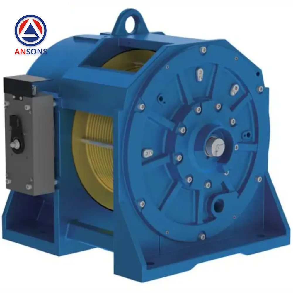 MONA Elevator Traction Machine MDD410 Traction Drive Motor Ansons Lift Spare Parts