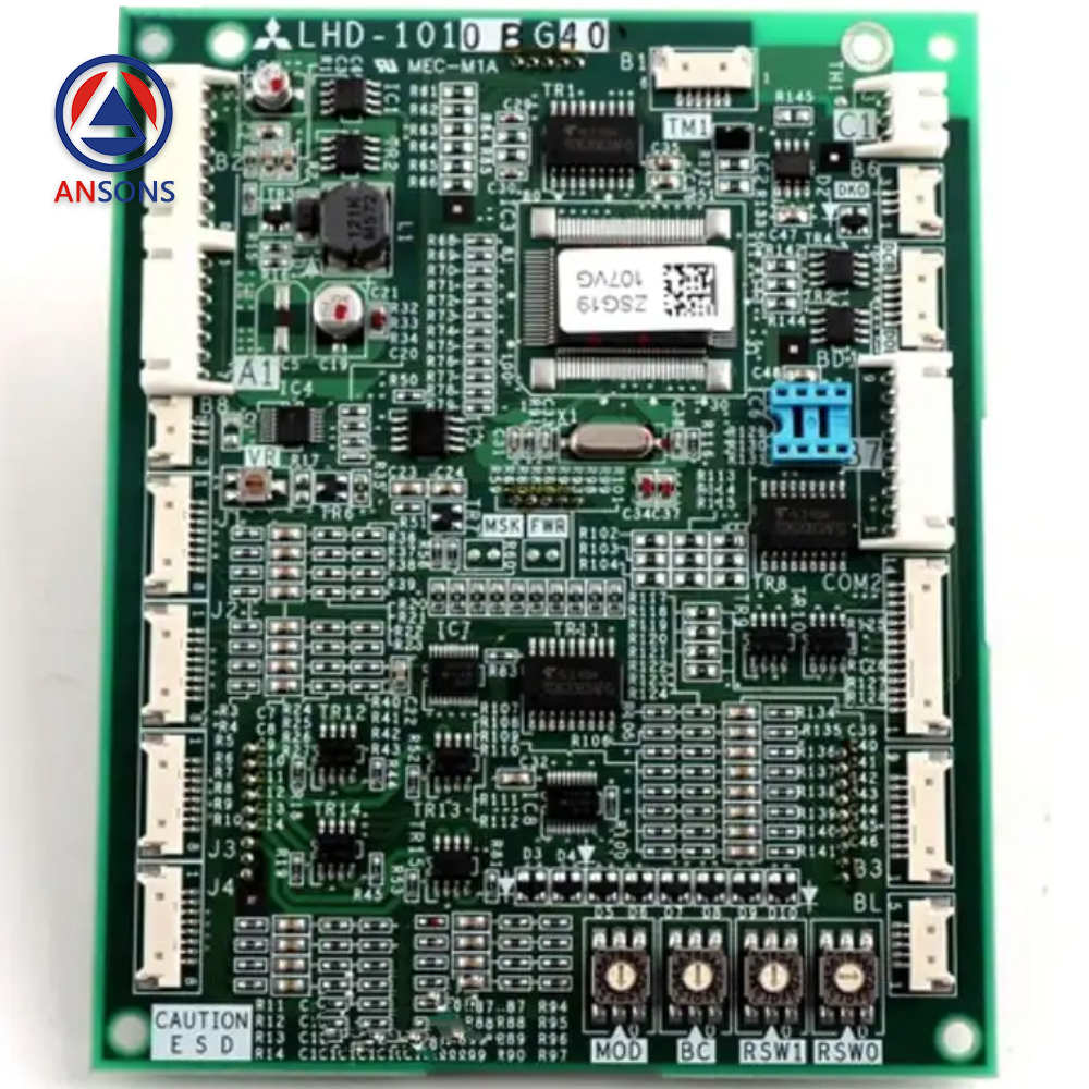 Mitsubishi MAXIEZ Elevator Car Display PCB Board LHD-1010 LHD-1010BG40 Ansons Lift Spare Parts