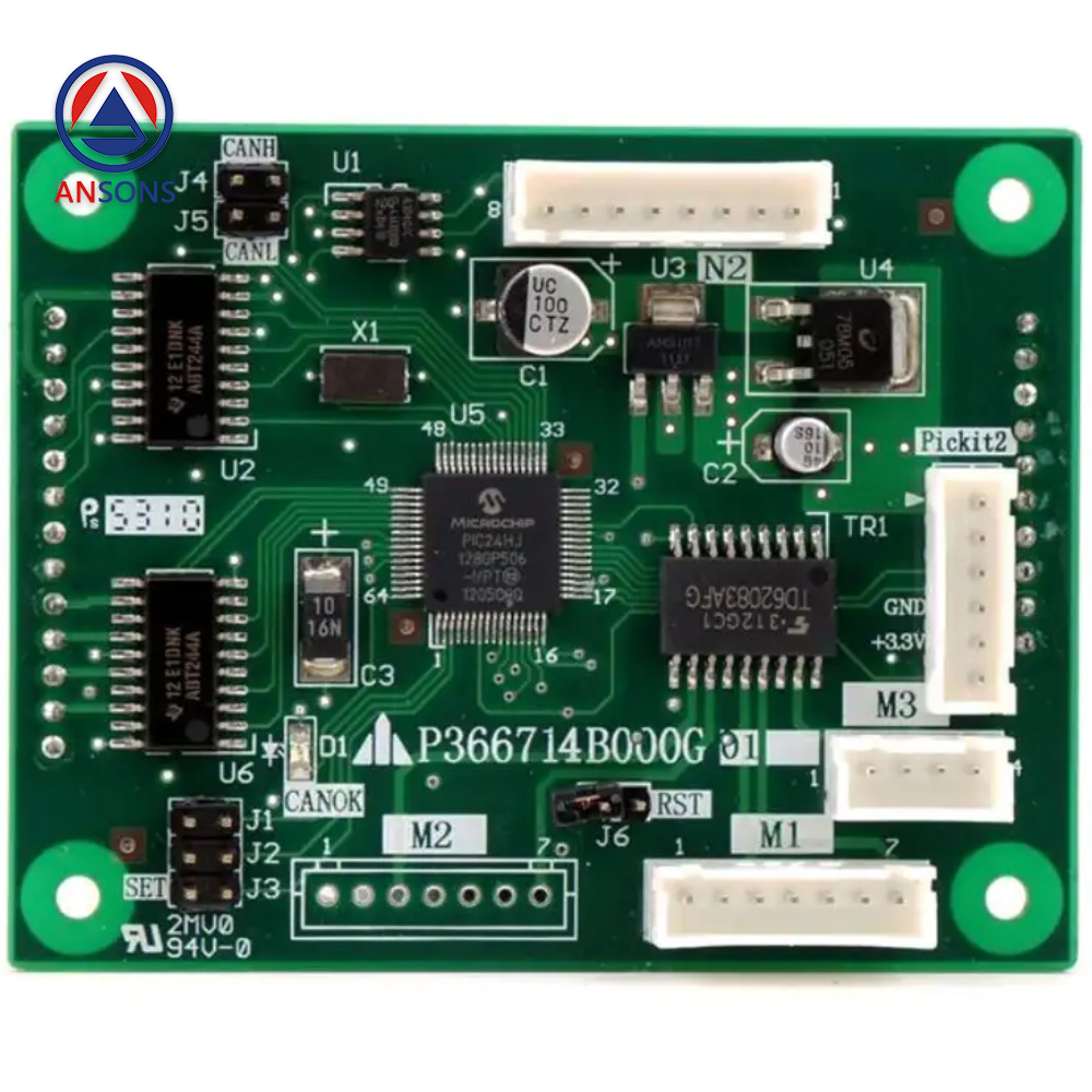 Mitsubishi Elevator LCD PCB P366714B000G01 P366714B000G02 P366714B000G03 Z6E02-01G01 For LOP HOP Liquid Crystal Display Board Ansons Lift Spare Parts