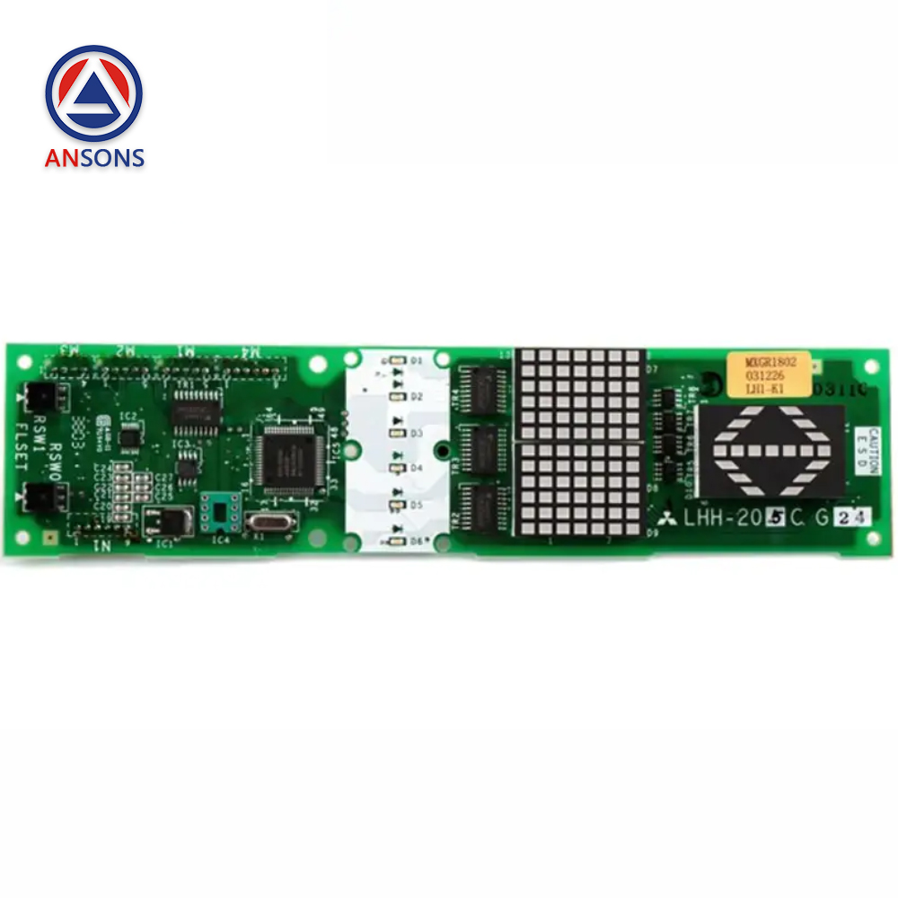 Mitsubishi GPS-3 Elevator Display PCB LHH-205A LHH-205B LHH-205C LHH-205D LOP HOP Board Ansons Lift Spare Parts