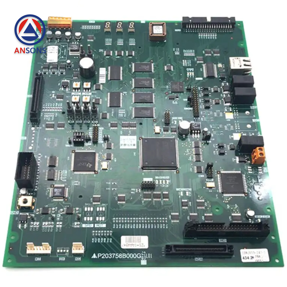 Mitsubishi Elevator Main PCB Board Mainboard P203758B000G01 P203758B000G02 P203758B000G03 P203758B000G05 P203758B000G08 P203758B000G09 P203758B000G17 P203758B000G51 P203758B000G55 P203758B000G91 P203758B000L01 Ansons Lift Spare Parts