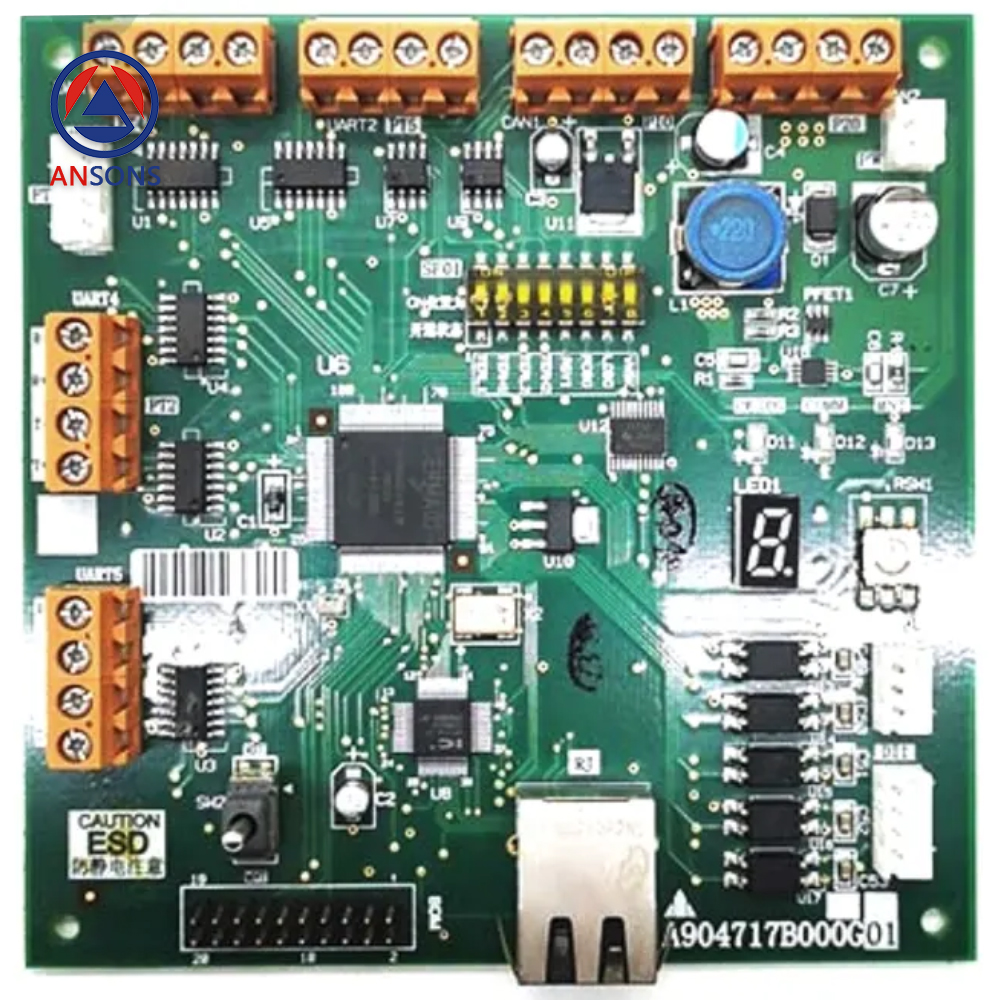 Mitsubishi Elevator NCR Interface PCB Board A904016B000G01 A904717B000G03 Ansons Lift Spare Parts