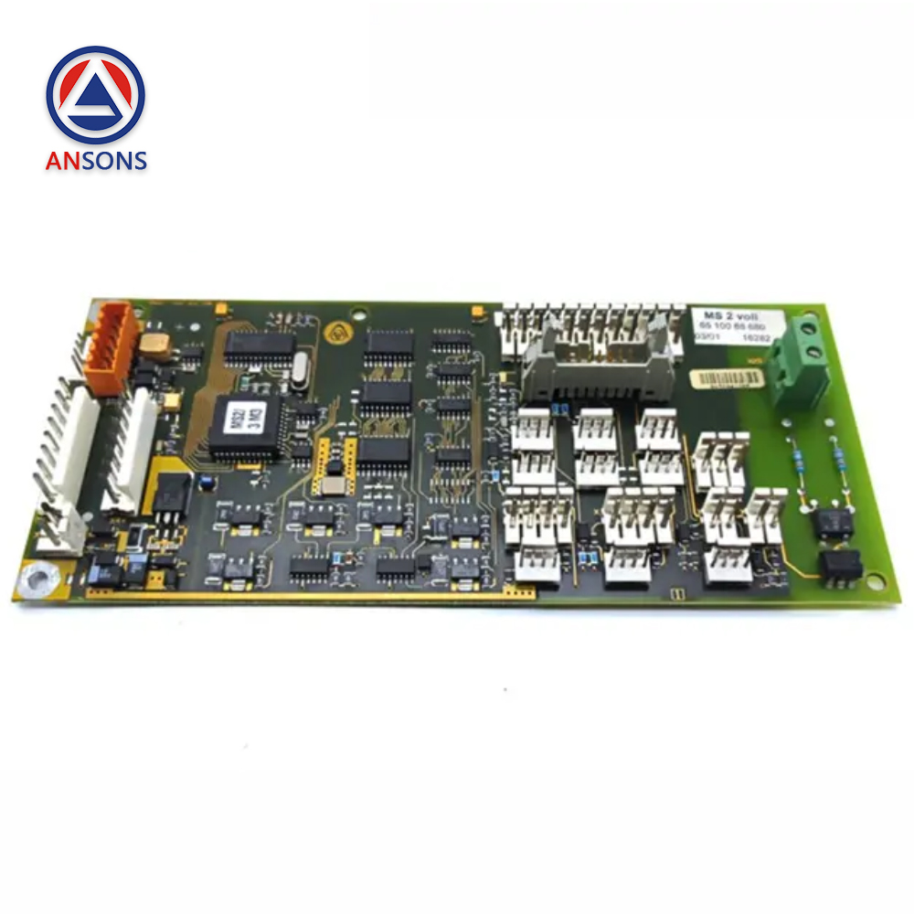Thyssen Elevator Well PCB Board MS2 VOLL 6510053680 Nr.RB-95 A223 Ansons Lift Spare Parts
