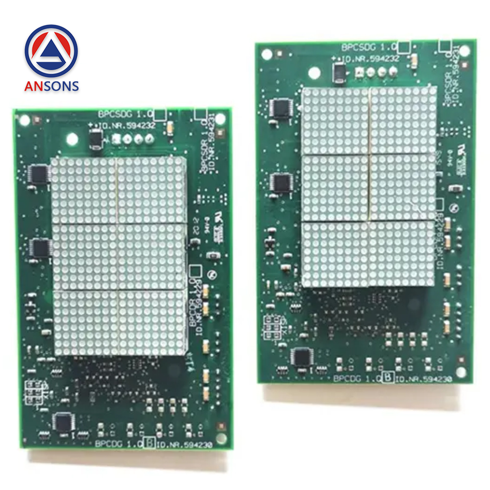 Schindler Elevator Display PCB LOP HOP Board ID.NR.594229 ID.NR.594230 ID.NR.594231 ID.NR.594232 5400 Ansons Lift Spare Parts