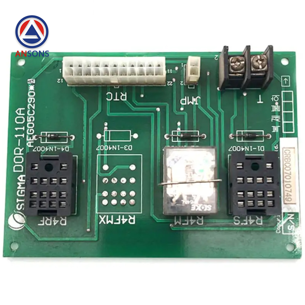 SIGMA Elevator Contactor PCB Board DOR-110A Ansons Lift Spare Parts