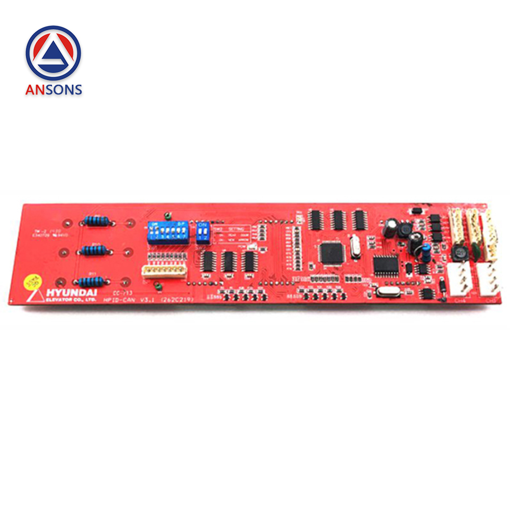 Hyundai Elevator Hall Door Horizontal Display PCB Board HPID-CAN V3.1 262C219 Ansons Lift Spare Parts