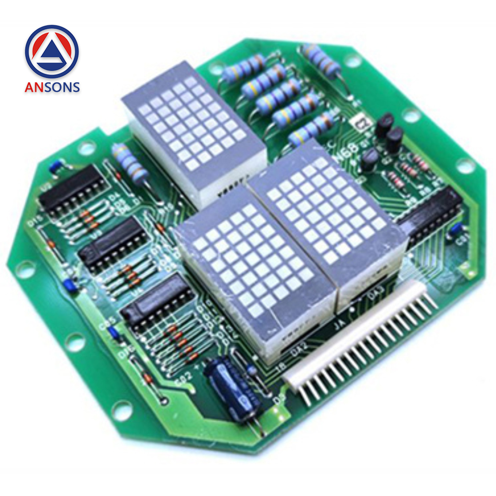 Fujitec Elevator Car Display PCB Board IN68 C2 Ansons Lift Spare Parts