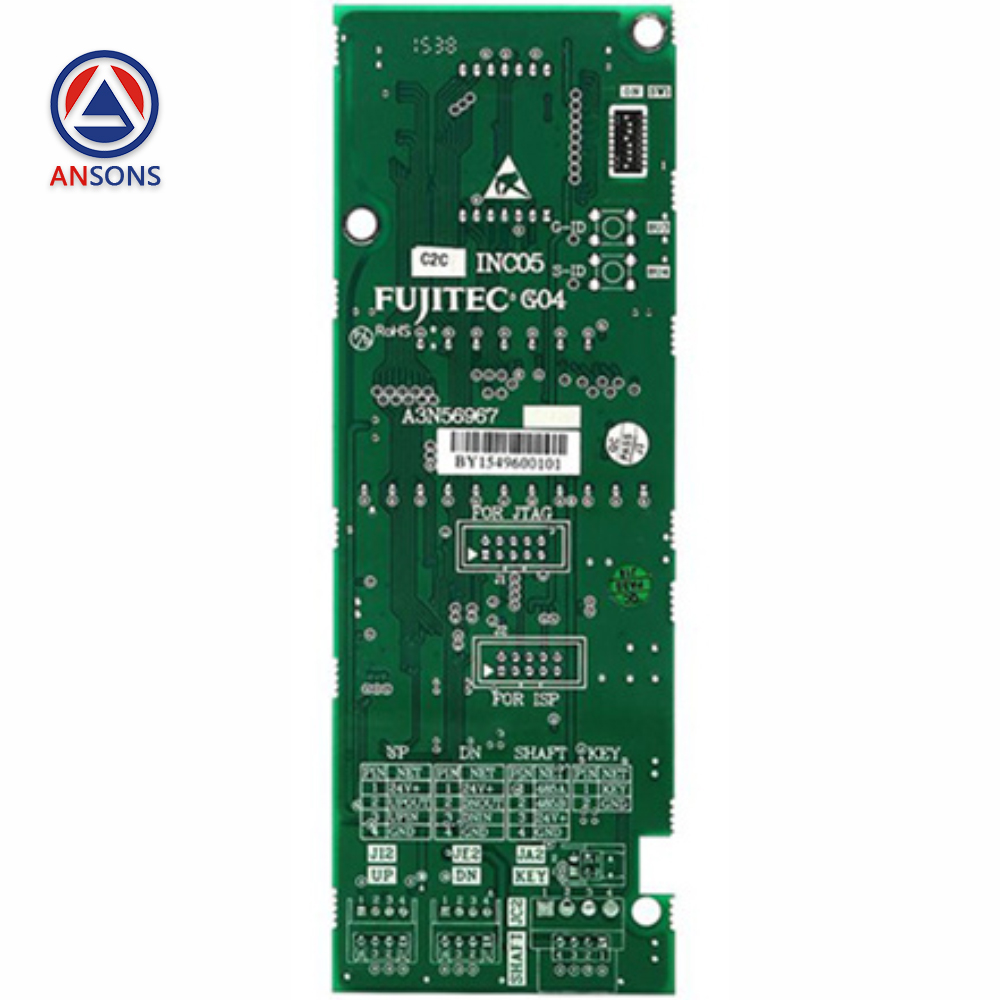 Fujitec Elevator LOP Display PCB HOP Board INC05 A3N56967 Ansons Lift Spare Parts