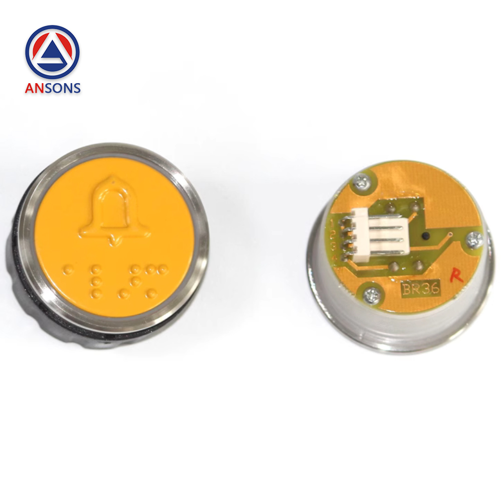 XIZI OTIS Elevator Button COP Round Push Buttons BR36A(B) Ansons Lift Spare Parts