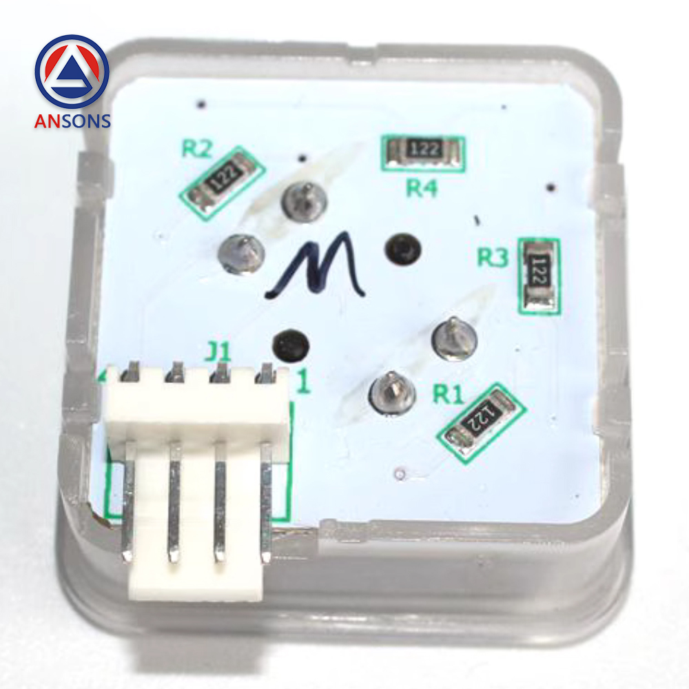 XIZI OTIS Elevator Button Square Push Buttons BS34C 34mm For HBP11 Ansons Lift Spare Parts