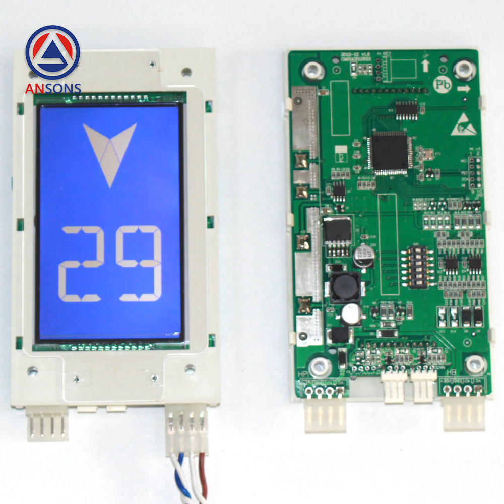 XIZI OTIS Elevator LCD PCB LOP HOP Liquid Crystal Display Board LMBS430-V3.2.2 4.3 Inch STN430 Ansons Lift Spare Parts
