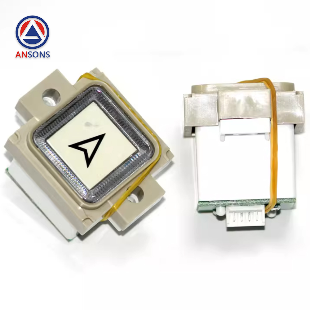 OTIS Elevator Button Square Push Buttons BS34A For AK-19 F0209191A A4J19059 Ansons Lift Spare Parts