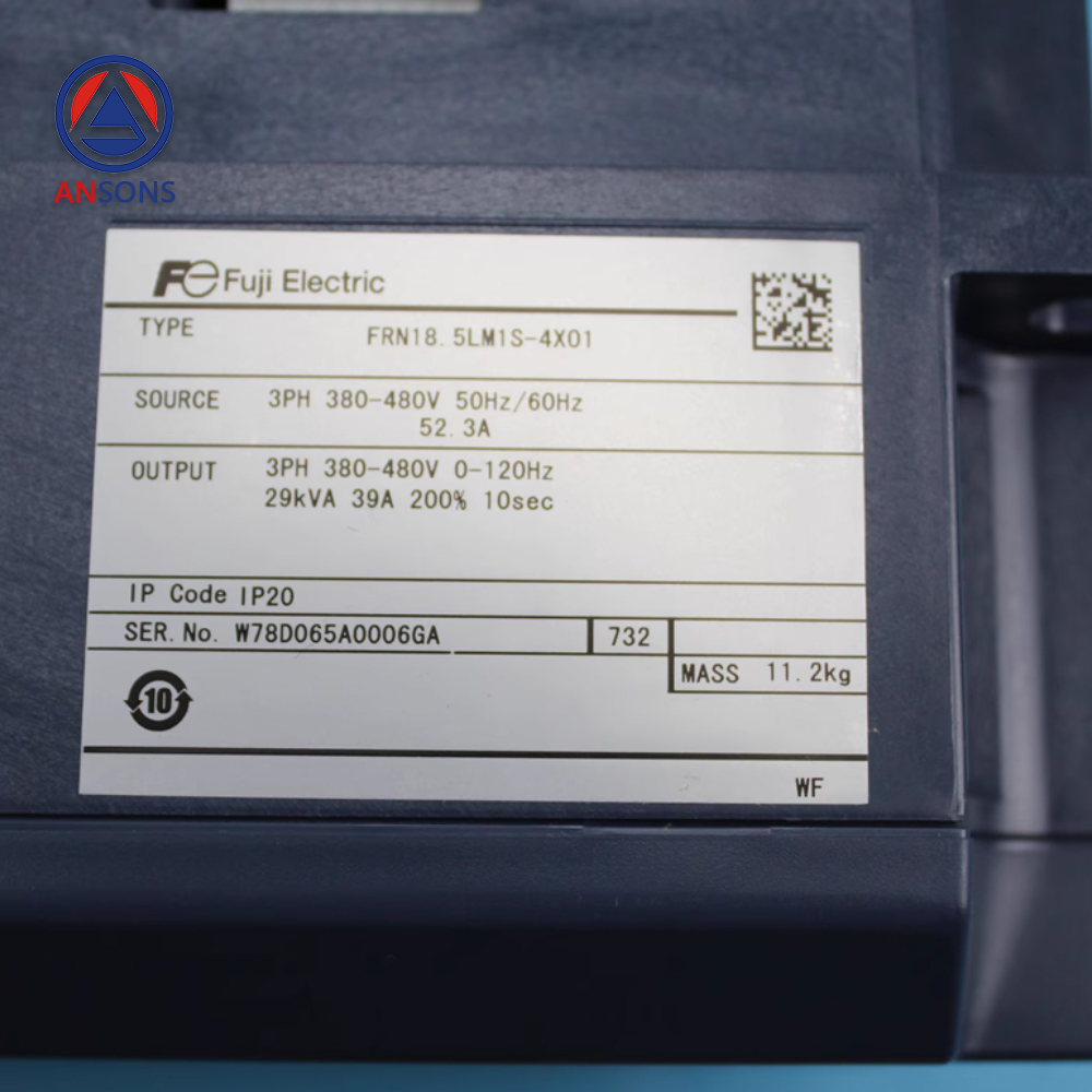 FUJI For XIZI OTIS Elevator Drive Inverter FRN18.5LM1S-4XO1 18.5KW Ansons Lift Spare Parts