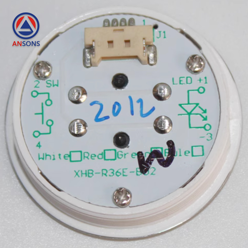 SURAPID Elevator Push Button Braille Blue White For COP LOP HOP BR36E XHB-R34D-B02 XHB-R36E-B02 Ansons Lift Spare Parts