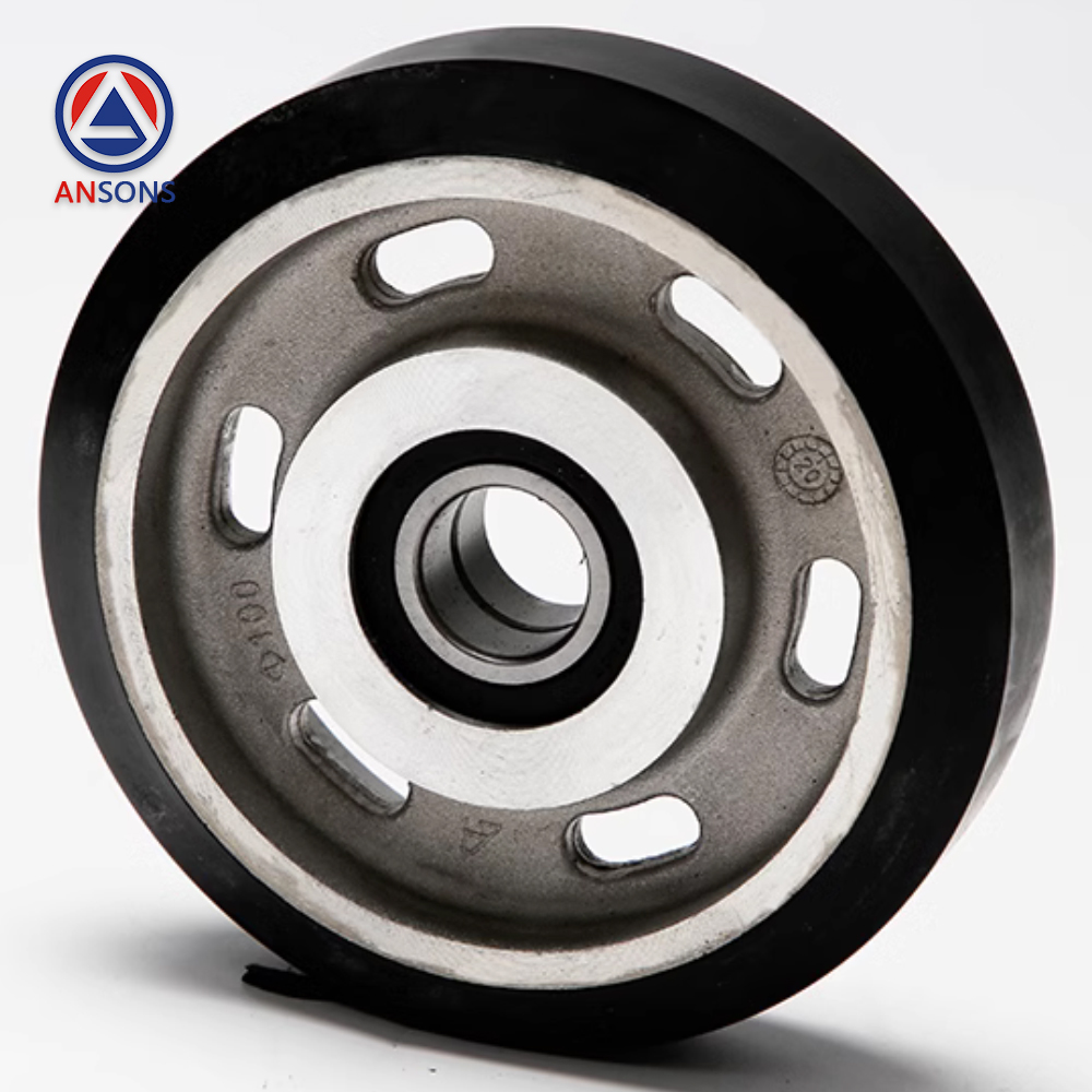 Thyssen Elevator Guide Shoe Roller Black RG3S-D100 100*26*6003 mm Ansons Lift Spare Parts