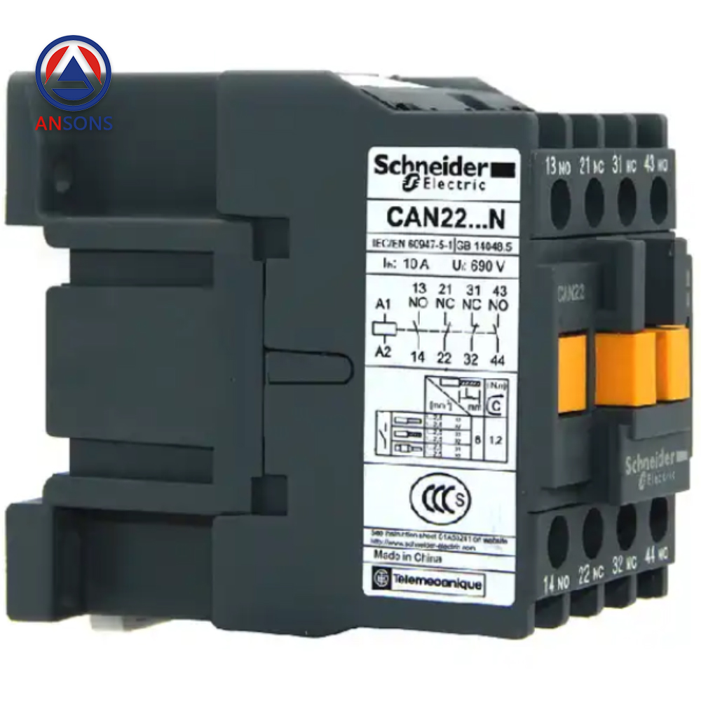 Schneider Elevator Contactor Control Relay CAN22 CAN22F5N 110V Ansons Lift Spare Parts