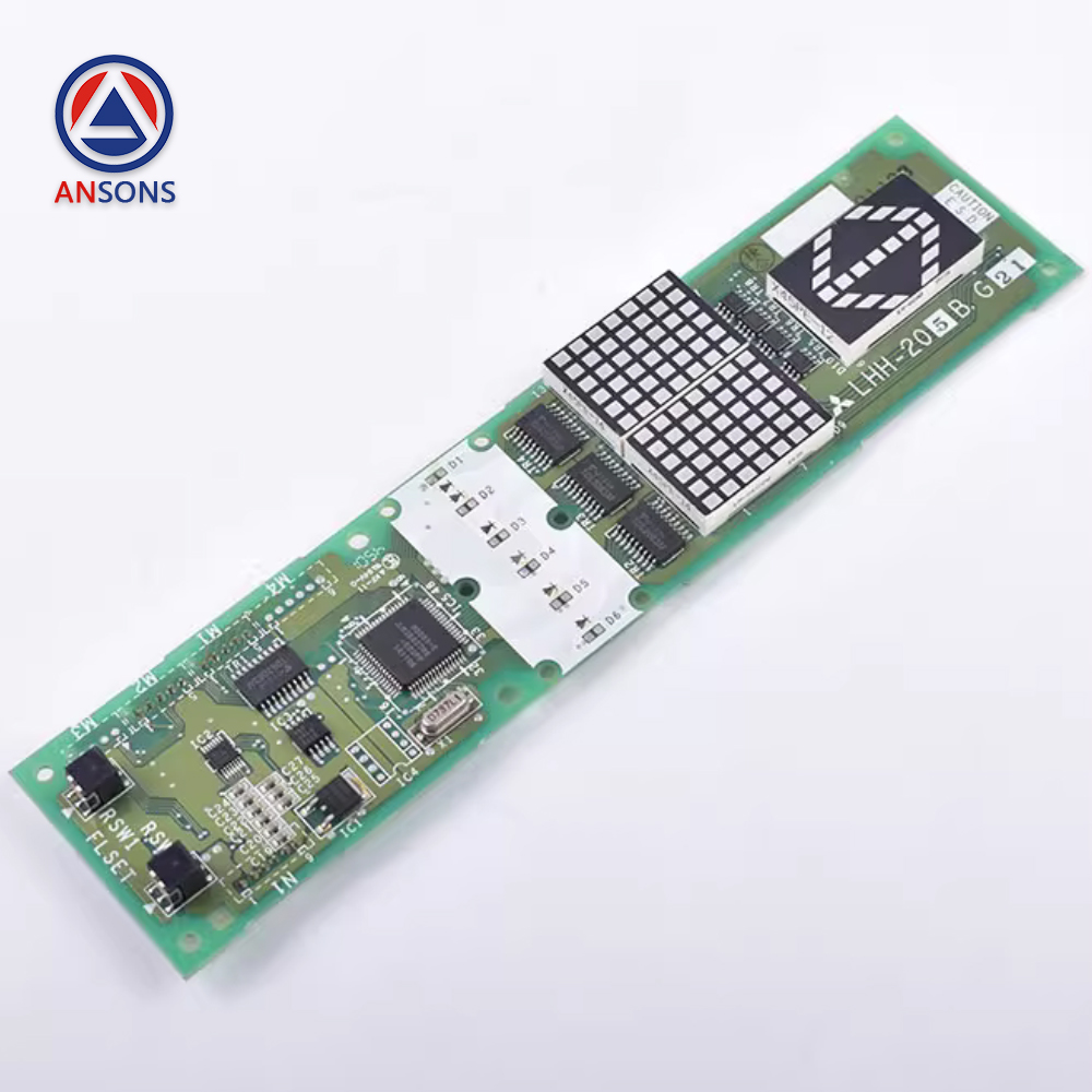 Mitsubishi Elevator Display PCB Board LHH-205DG21 LHH-205DG24 LHH-205DGS21 YE602B256A-01 Ansons Lift Spare Parts
