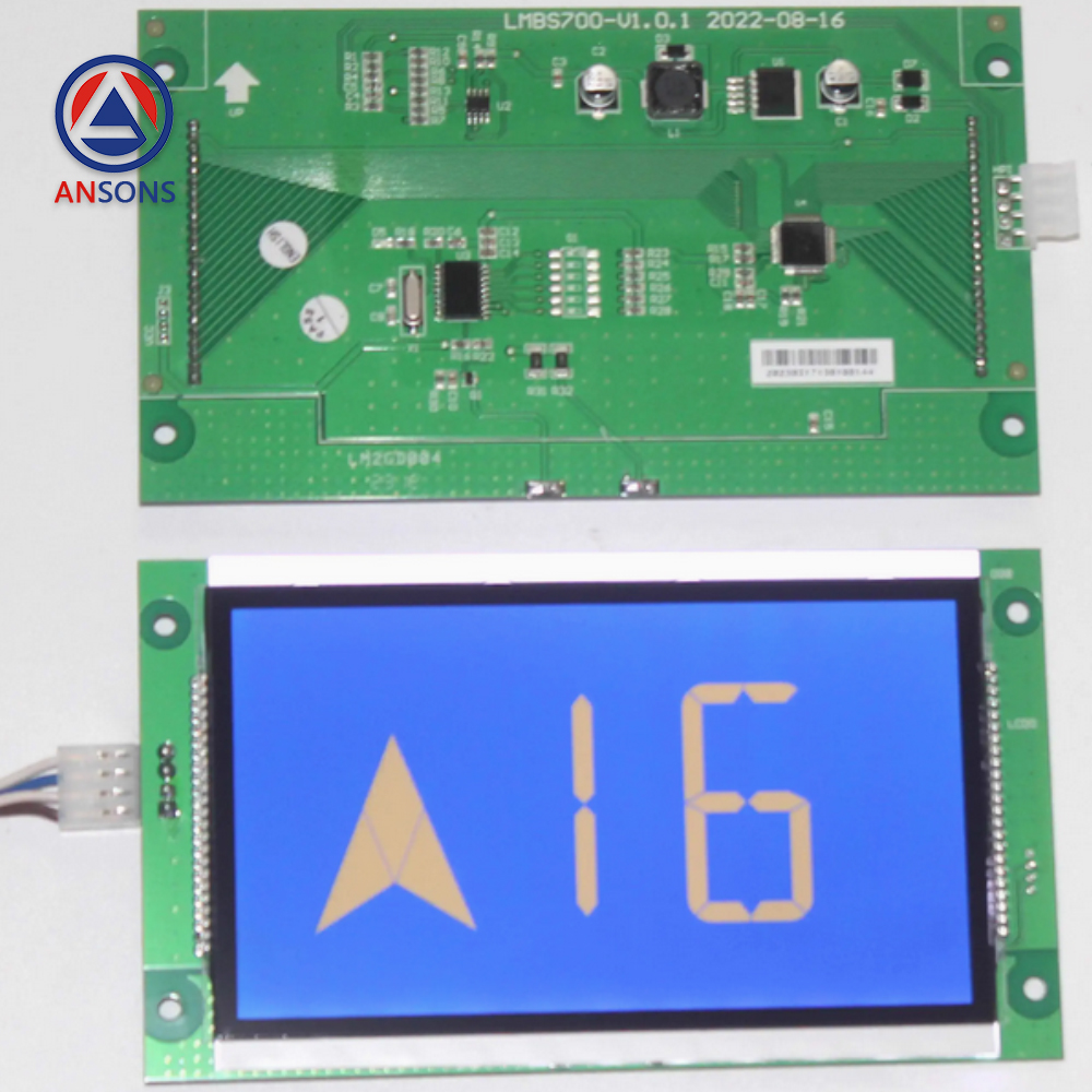 XIZI OTIS Elevator Hall Horizontal Display Screen Box OME4351BHW LMBS700-V1.0.1 STN700 7 Inches Ansons Lift Spare Parts