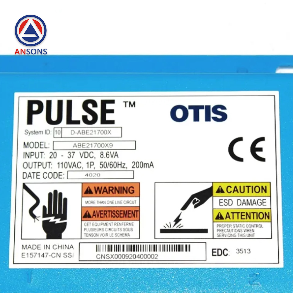 OTIS Elevator Traction Belt Detector ABE21700X109 Steel Belt Control Device Ansons Lift Spare Parts