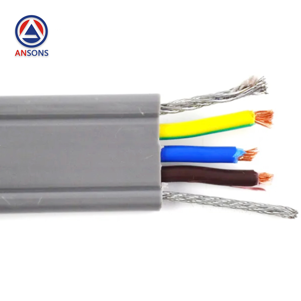 Ansons Elevator Flat Cable TVVB 16 core 0.75 mm TVVBSG 22x0.75+7x0.5+2x0.75mm² Traveling Cable Ansons Lift Spare Parts