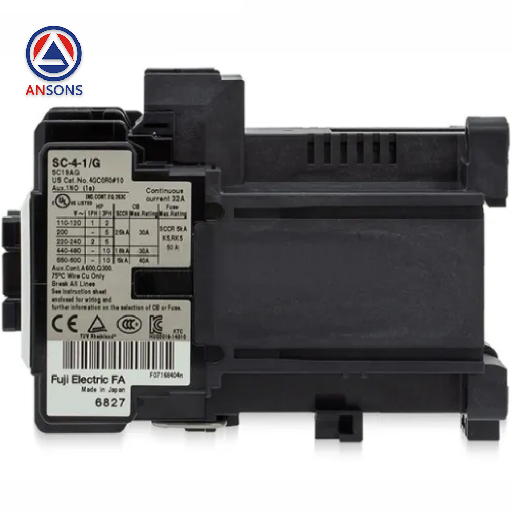 Fuji Elevator Contactor SC-4-1/G AC110V Ansons Lift Spare Parts