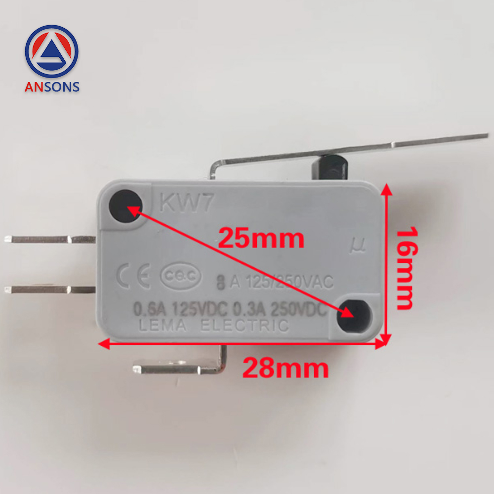 Fujitec Elevator Microswitch KW7 KW7-0 KW7-1 KW7-2 BK Contact Point Host Holding Brake Switch Detection Ansons Lift Spare Parts