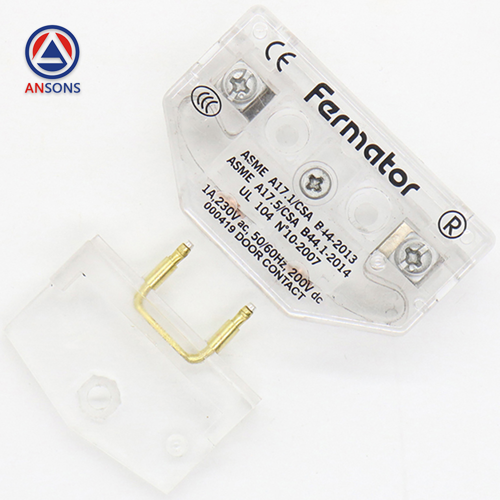 Fermator For Thyssen Elevator Auxiliary Door Lock Contact Point 000419 005546 Ansons Lift Spare Parts
