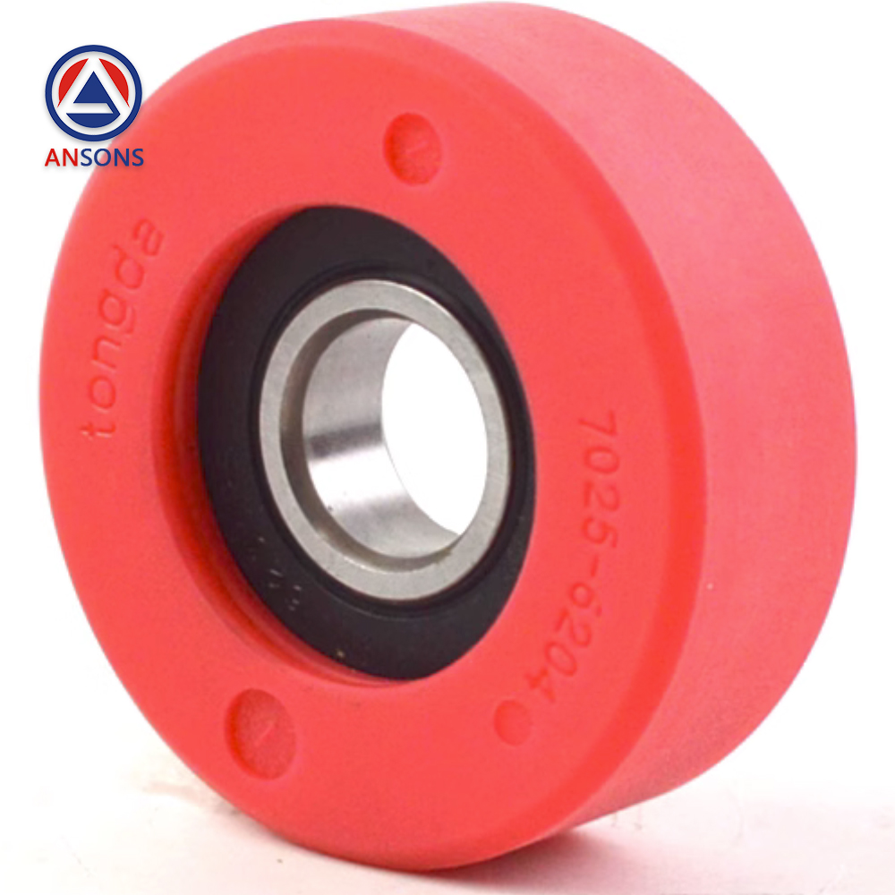 For Thyssen THYSSENKRUPP CANNY OTIS Escalator Step Roller 70*25*6204 75*25*6204 80*25*6204 MM Ansons Escalator Spare Parts