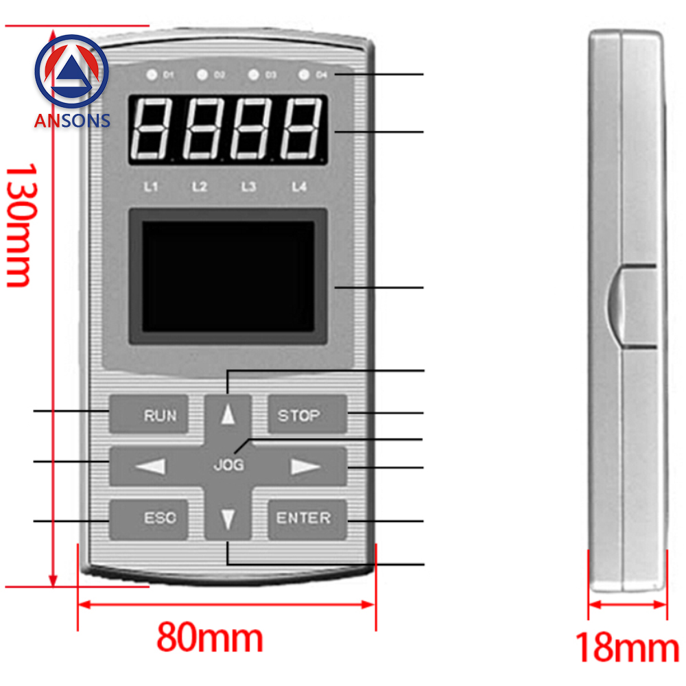 STEP Elevator Test Panel RJ45 AS.T028 AS320 Operator Inverter Handheld Server Ansons Lift Spare Parts