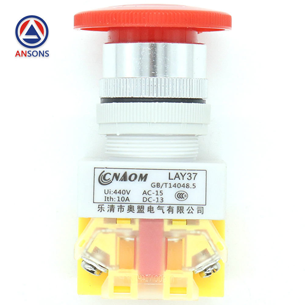 General Elevator Emergency Stop Safety Button Pit Rotate Switch Fire Box Ansons Lift Spare Parts