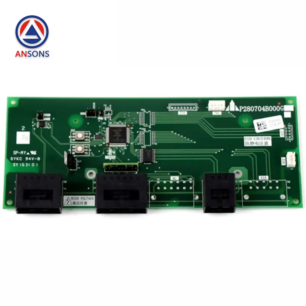 Mitsubishi Elevator Power PCB Arrival Clock Board P280704B000G01 P280704B000G02 P280704B000G03 Ansons Lift Spare Parts