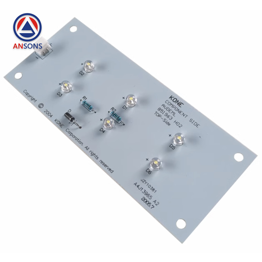 KONE Elevator Emergency Light PCB Board KM851960G01 851963H02 Ansons Lift Spare Parts