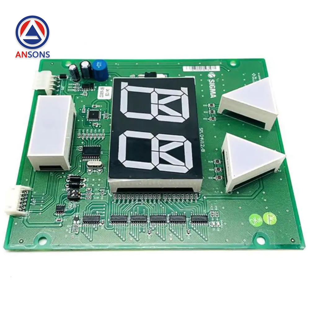 SIGMA Elevator Car Display PCB Board A3J45670 A3N45671 EMA610BD SM.04V12 Ansons Lift Spare Parts
