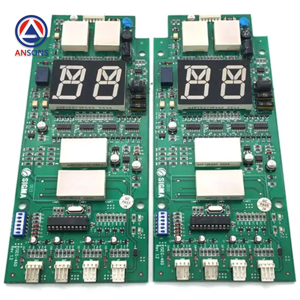 SIGMA Elevator Display PCB LOP HOP Board EISEG-460 Rev 1.2 YA3J24630 Ansons Lift Spare Parts