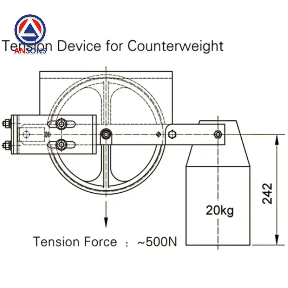 Hebei Dongfang Elevator Governor Overspeed WXS1 WXS2 WXS3 WXS4 WXS5 WXS6 AC22V DC24V Ansons Lift Spare Parts