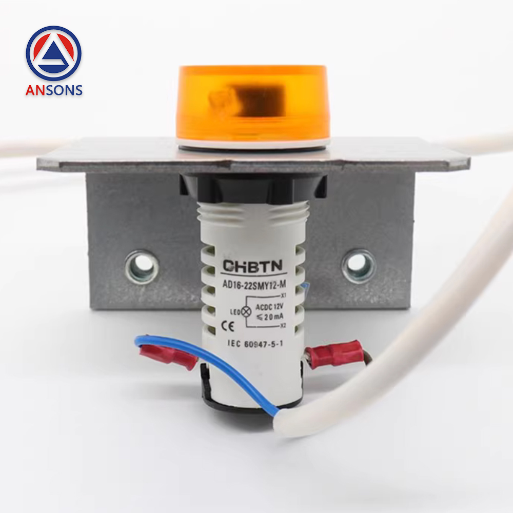 Mitsubishi Elevator Car Bottom Buzzer Component Sound And Light Alarm YX202B062GS01 Ansons Lift Spare Parts