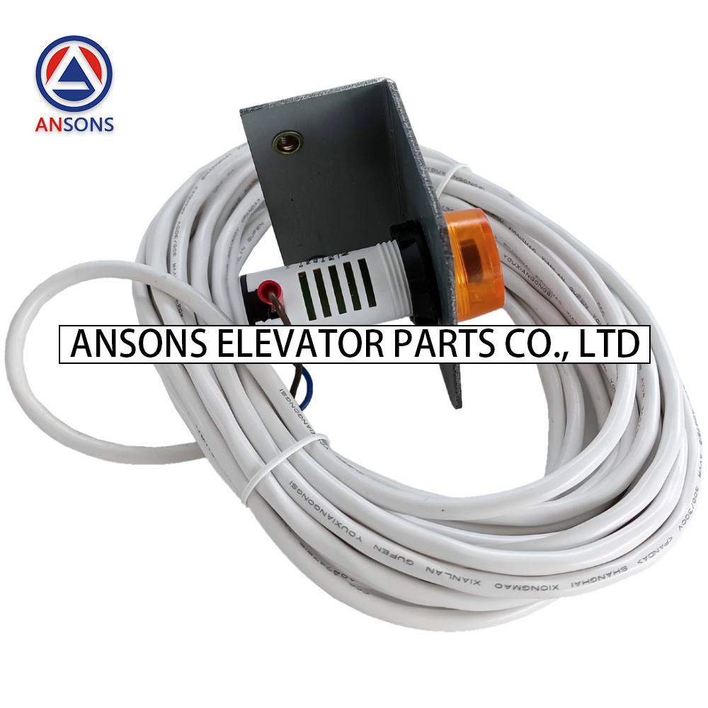 Mitsubishi Elevator Car Bottom Buzzer Component Sound And Light Alarm P231023C142G12/02 Ansons Lift Spare Parts