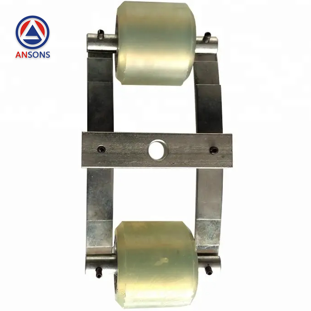 Mitsubishi Escalator Handrail Pressure Roller Device 60*55*6202 mm Ansons Escalator Spare Parts