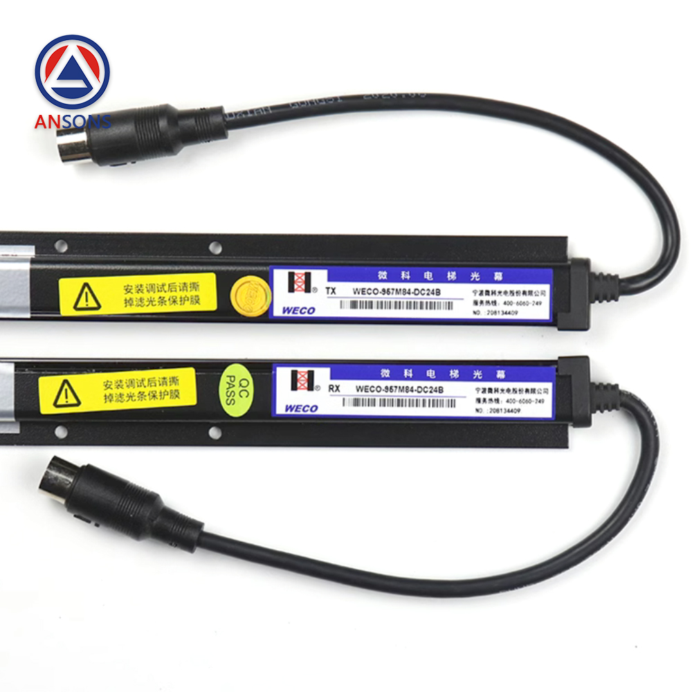 WECO For OTIS Elevator Light Curtain WECO-957M84-DC24B HAA24590K1 DAA24591E6 Door Sensor Photocell Ansons Lift Spare Parts