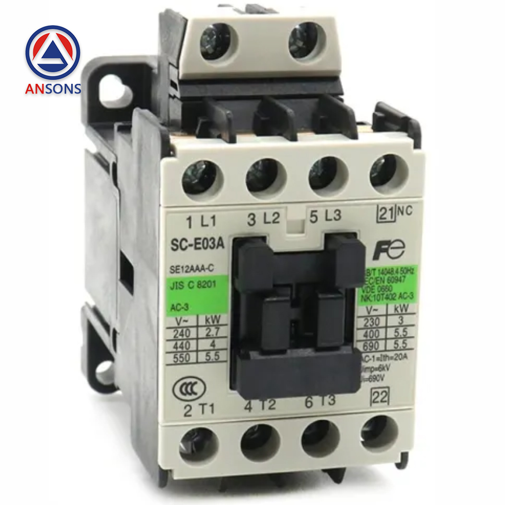 Fuji Elevator Contactor SC-E02A SC-E03A SC-E04A SC-E05A AC110V 220V Ansons Lift Spare Parts