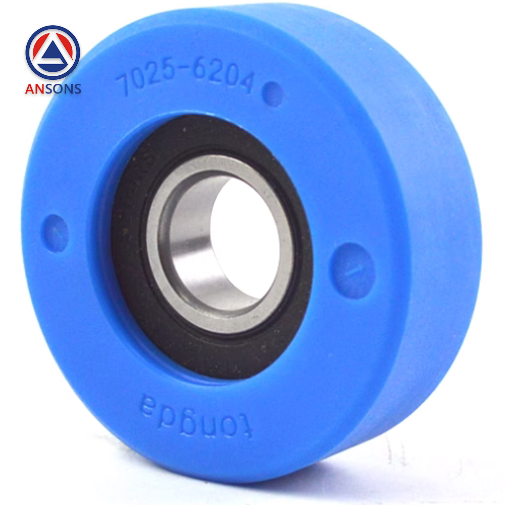 For Thyssen THYSSENKRUPP CANNY OTIS Escalator Step Roller 70*25*6204 75*25*6204 80*25*6204 MM Ansons Escalator Spare Parts