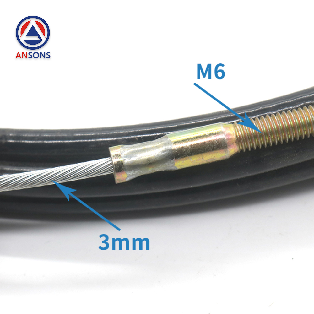 Fuji Elevator Brake Release Steel Wire Rope Without Machine Room Holding Brake Wrench Pulling Rope Ansons Lift Spare Parts